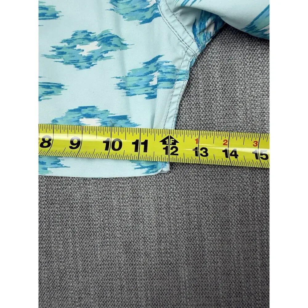 Sophia Alexia Pier St Barth Swim Trunks Men’s Large Blue Print Mesh Lined